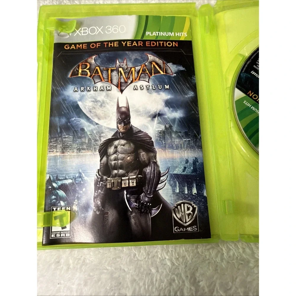 Batman Arkham Asylum and City GOTY Editions Xbox 360 CIB Complete in Box
